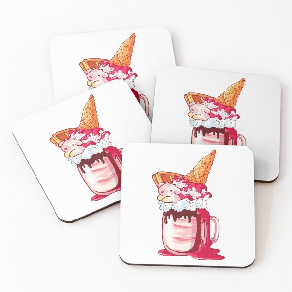 Item preview, Strawberry milkshake with cute cow designed and sold by Fatemeh Ram.