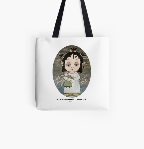Bedtime Fairy in colors All Over Print Tote Bag