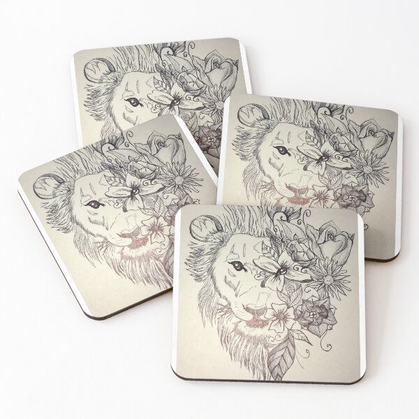 Item preview, Flower Lion designed and sold by HarpsCreations.