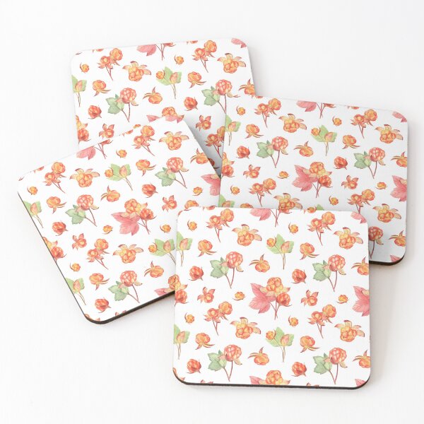 Item preview, Cloudberry pattern on white designed and sold by Flowersforbear.
