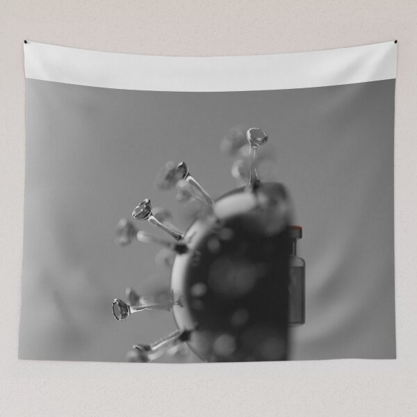 Item preview, Coronavirus COVID 19 and virus vaccine bottle designed and sold by Simon Bugler.