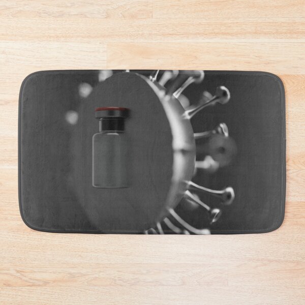 Item preview, Coronavirus COVID 19 and virus vaccine bottle designed and sold by Simon Bugler.