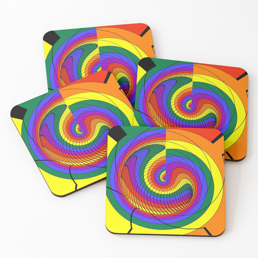 Item preview, Coasters (Set of 4) designed and sold by rainbowarray.