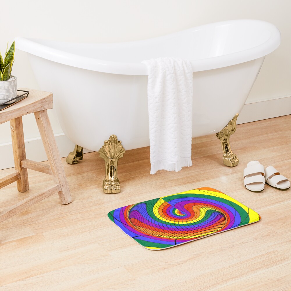 Item preview, Bath Mat designed and sold by rainbowarray.