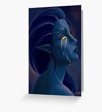 Night sigh Greeting Card