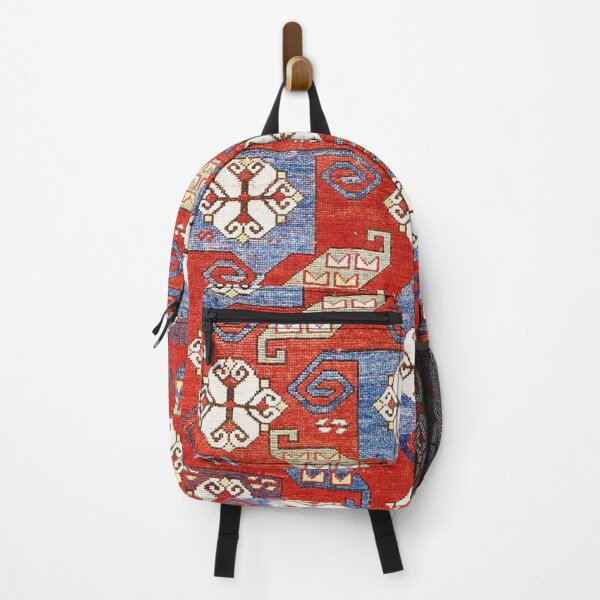 Item preview, Kazak Antique Geometric Rug Print designed and sold by Vicky Brago-Mitchell®.