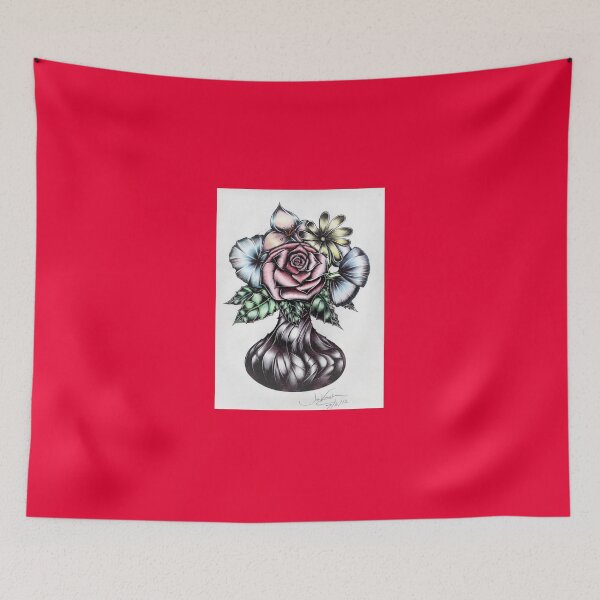 Item preview, "Original Ink and Color Flowers" designed and sold by Joe Vaughan.