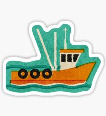 Fishing Trawlers on The Thames Estuary Sticker