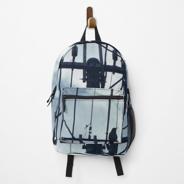 Item preview, Crow sitting on electric pole line designed and sold by Narumi Shibuya.
