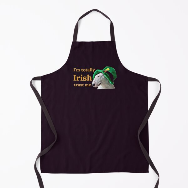 Artikelvorschau, Fantastischer St. Patty's Day Irish Bull Terrier in Koboldmütze mit Kleeblatt entworfen und verkauft von Schka.