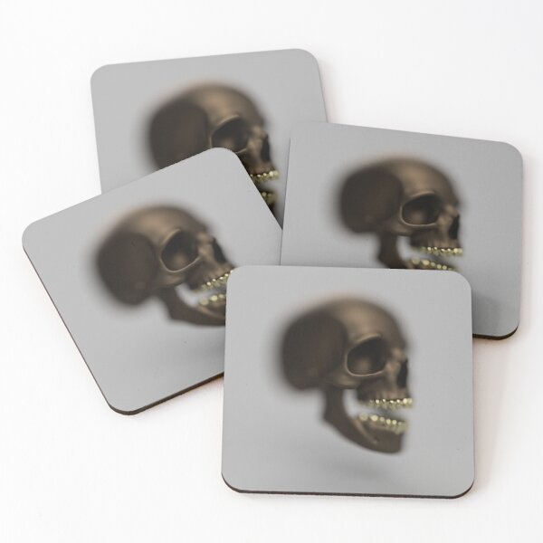 Item preview, Bronze Human Skull with Gold Teeth  designed and sold by Simon Bugler.