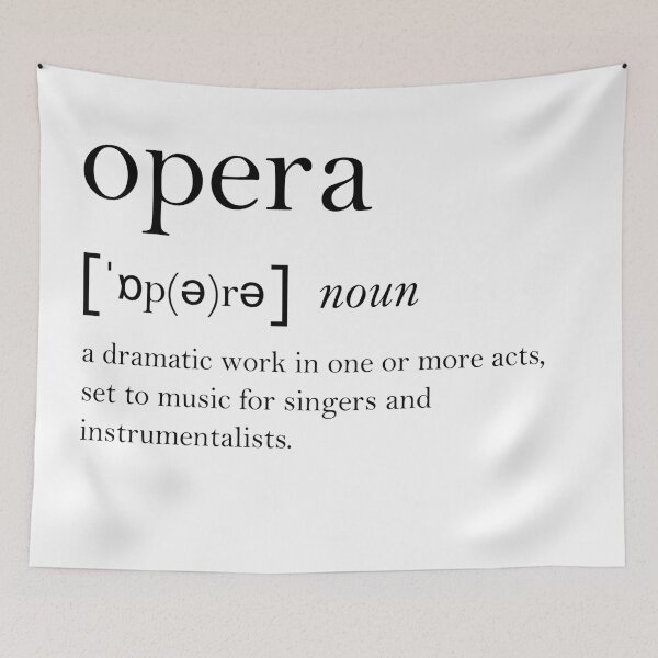 Item preview, Opera Dictionary Definition designed and sold by operaqueen.
