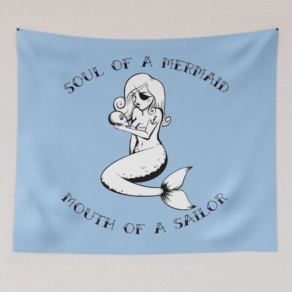 Item preview, Soul of a Mermaid Mouth of a Sailor designed and sold by ChuArts.