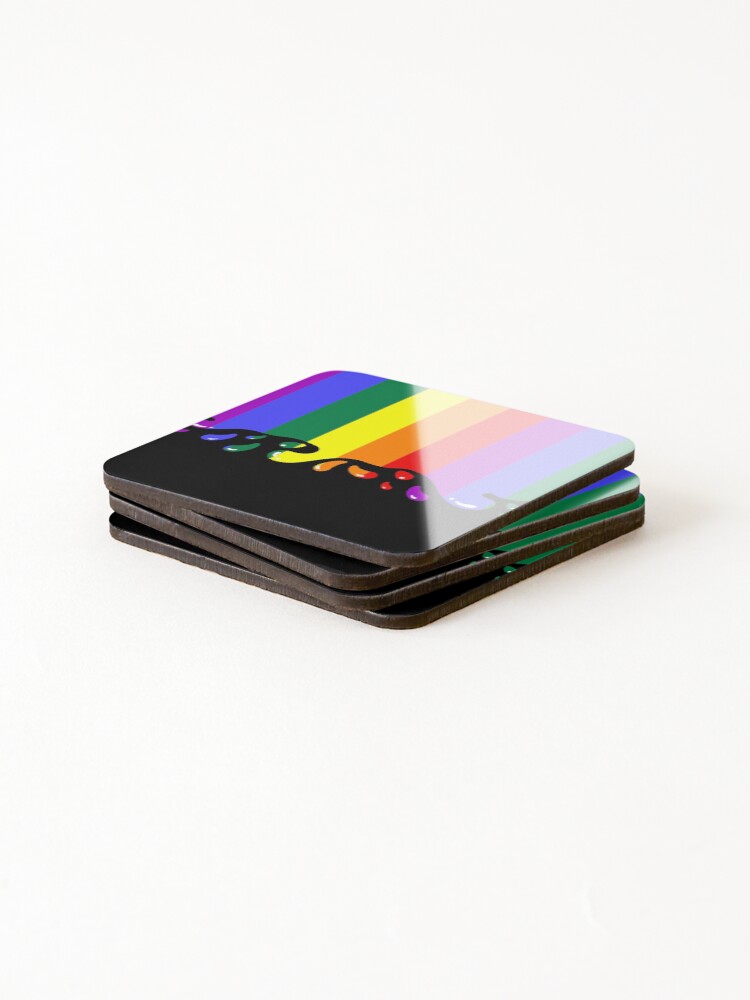 Thumbnail 4 of 5, Coasters (Set of 4), Rainbow Array 59 designed and sold by rainbowarray.