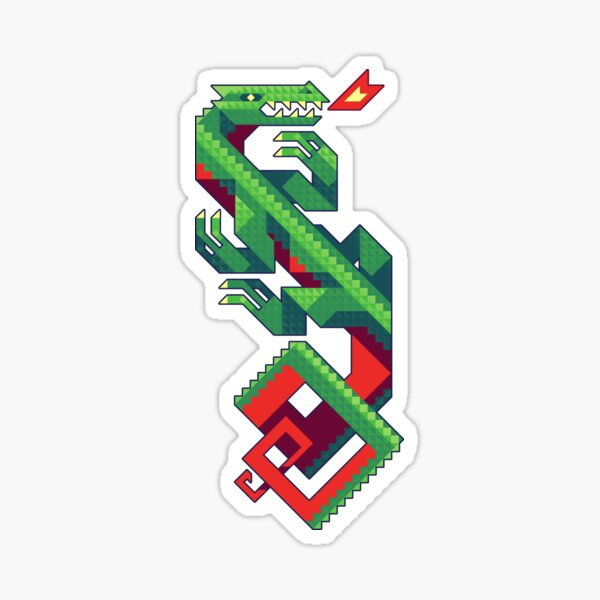 Lagarto de fuego Pegatina