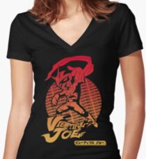 Joe the Hero Women's Fitted V-Neck T-Shirt