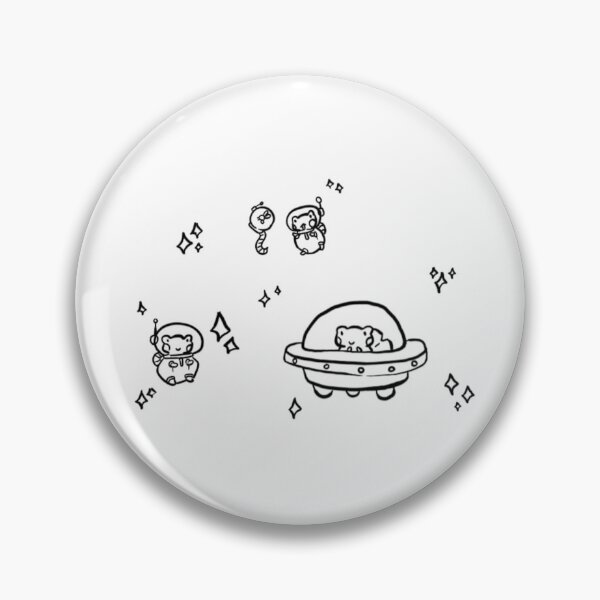 Item preview, Space frogs _ bold outline designed and sold by LovedButtercup.