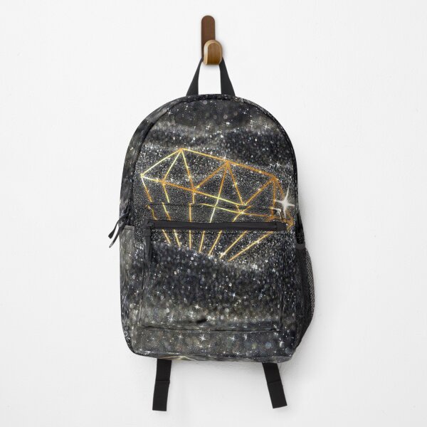 Item preview, Black Sand Glitter and Gold Diamond Shape Fashion designed and sold by Jolly-Yosei.