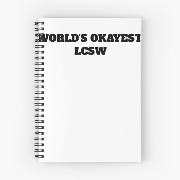 Item preview, World's okayest LCSW designed and sold by Jeangel97.