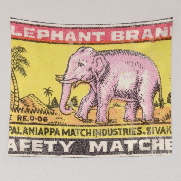 Item preview, Vintage Indian Matchbox #190 designed and sold by CenturyArt.