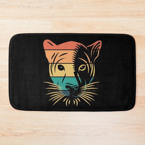 Item preview, Vintage Sunset Retro Cougar Head designed and sold by RedQuality.