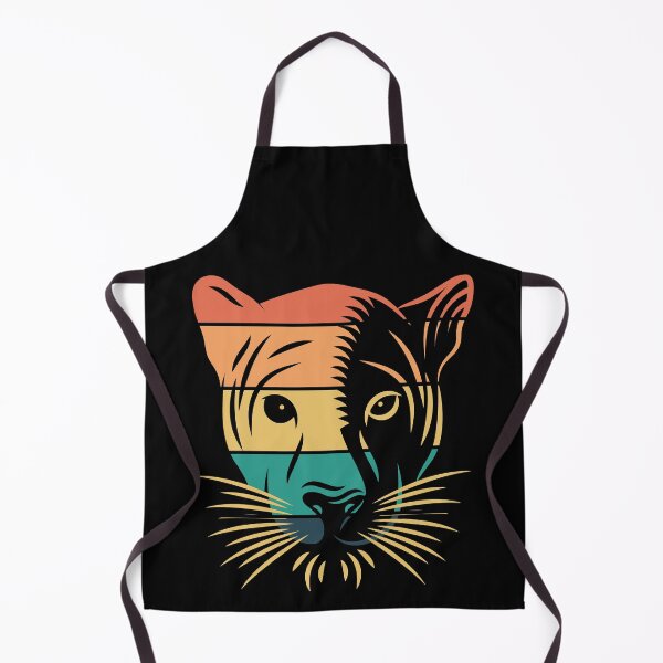 Item preview, Vintage Sunset Retro Cougar Head designed and sold by RedQuality.