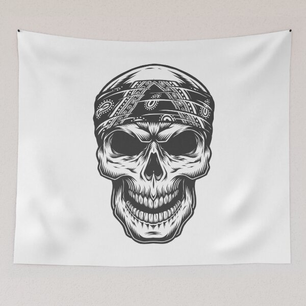 Item preview, Cholo skull designed and sold by Moueddene.