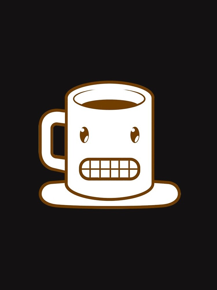 Thumbnail 4 of 4, iPhone Case, Scared Coffee Cup designed and sold by RedsStickerShop.