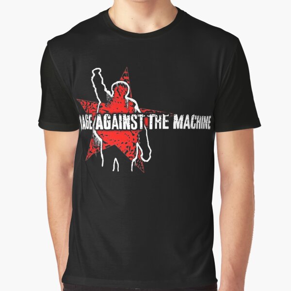Lo mejor de Rage Against The Machine Band Logo Camiseta gráfica