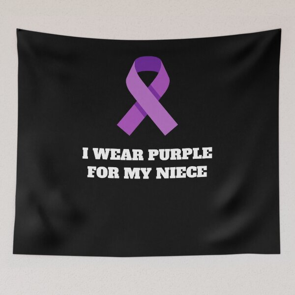 Item preview, Cystic Fibrosis uncle i wear purple niece designed and sold by Jeangel97.