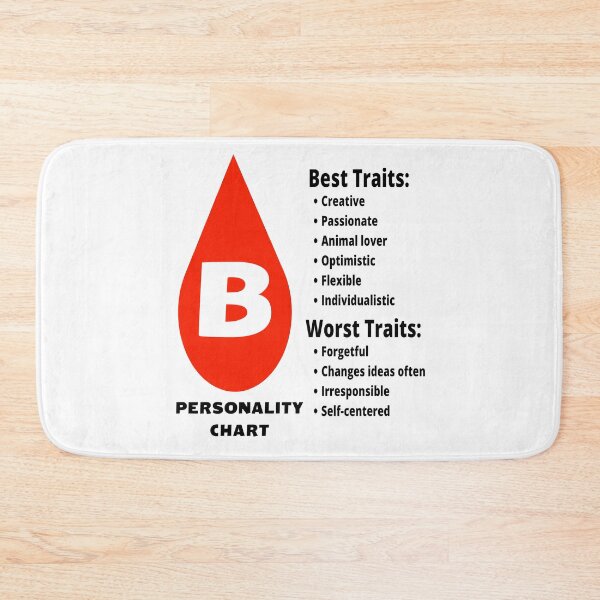 Item preview, Bloodtype B Japanese Personality Chart designed and sold by Aooms123.