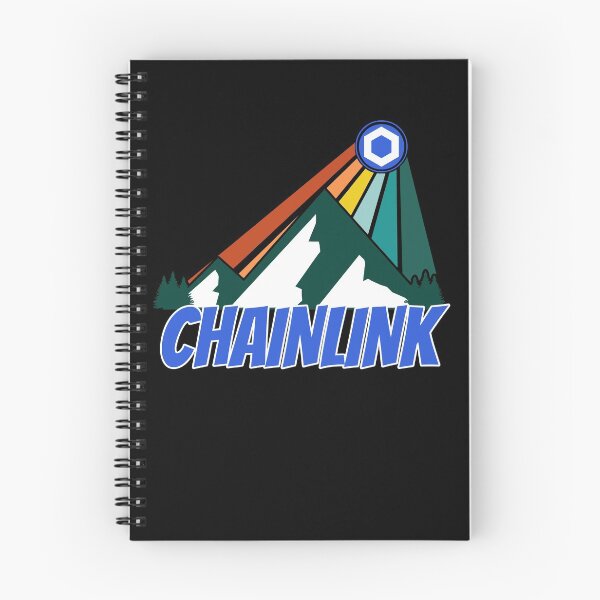 Item preview, Chainlink Crypto Mountain Sun Rays designed and sold by Bitcoin-Fashion.