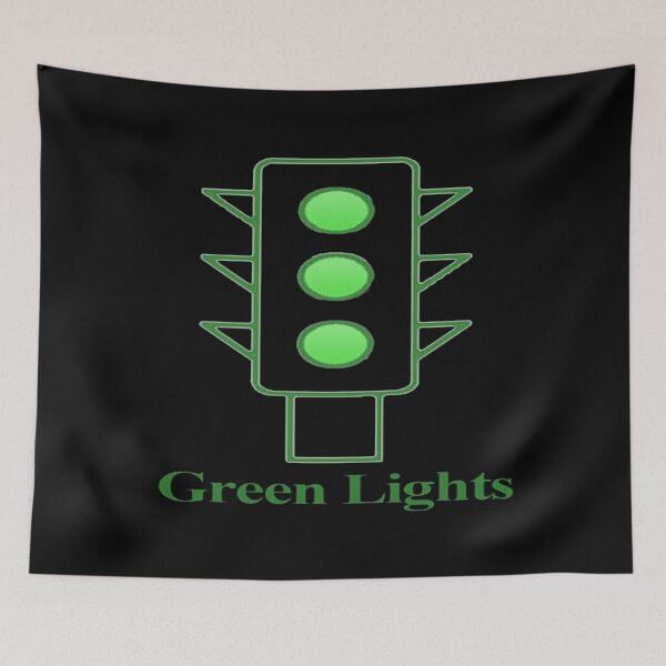 Item preview, Greenlights black designed and sold by NancyArtDesigns.