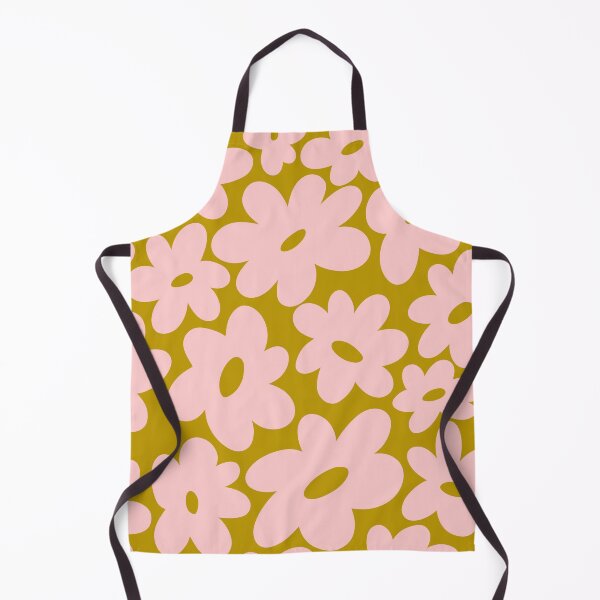 Item preview, Sunny Flower Power - Ocher and Soft Pink designed and sold by Home with Lola.