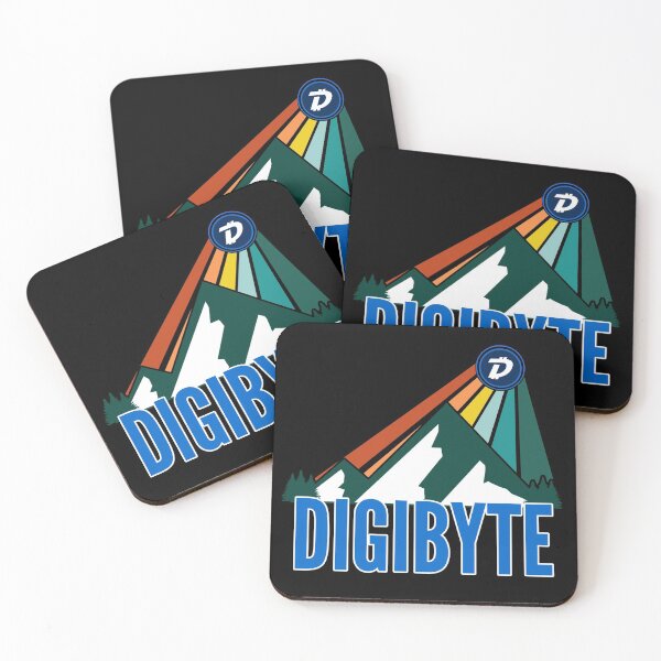 Item preview, Digibyte Crypto Mountain Sun Rays designed and sold by Bitcoin-Fashion.