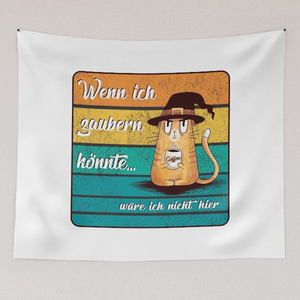 Item preview, If I could perform magic Vintage grouchy cat designed and sold by 99vectors.