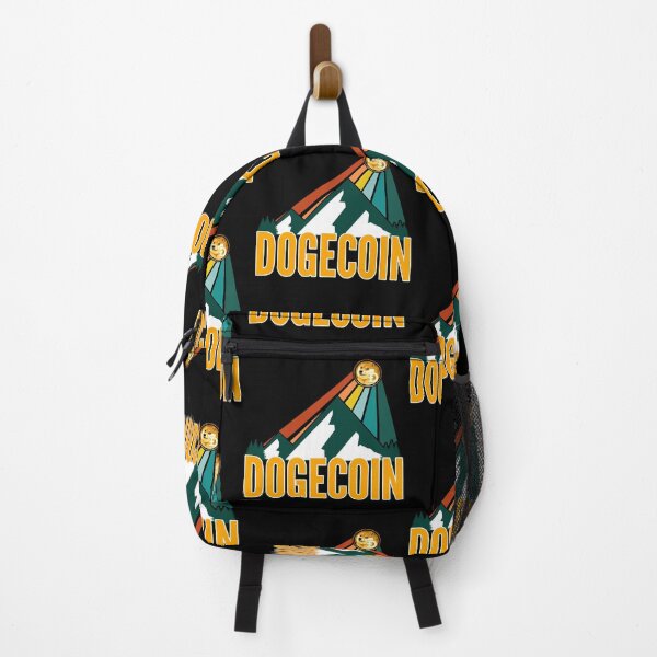 Item preview, Dogecoin DOGE Crypto Mountain Sun Rays designed and sold by Bitcoin-Fashion.