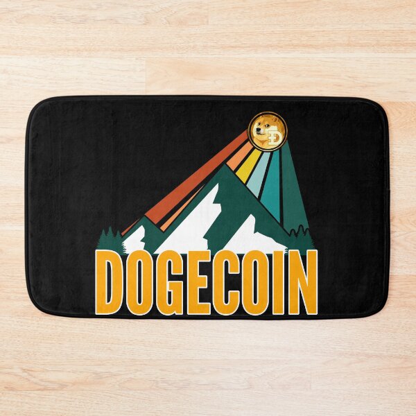 Item preview, Dogecoin DOGE Crypto Mountain Sun Rays designed and sold by Bitcoin-Fashion.