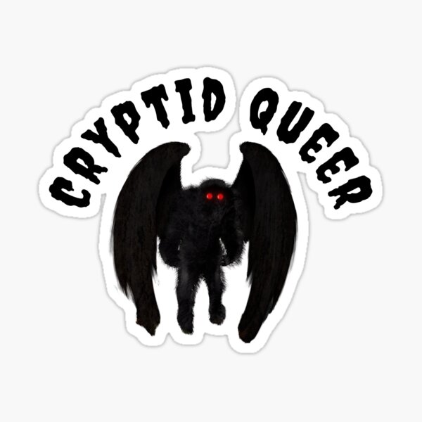 Aperçu de l'œuvre Crytpid Queer dans Mothman créée et vendue par InkThinkArt.