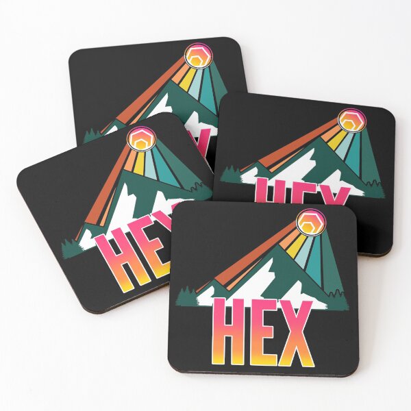 Item preview, HEX Crypto Mountain Sun Rays designed and sold by Bitcoin-Fashion.