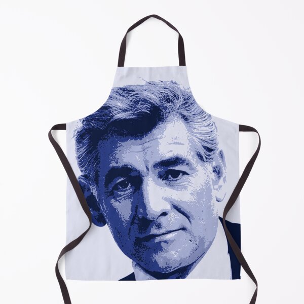 Item preview, Leonard Bernstein Dark Blue Portrait designed and sold by zavadadesigns.