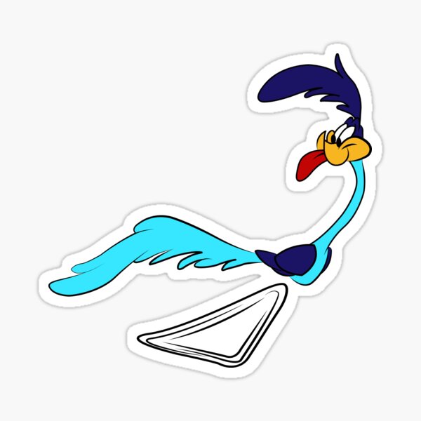 Retro Roadrunner Sticker