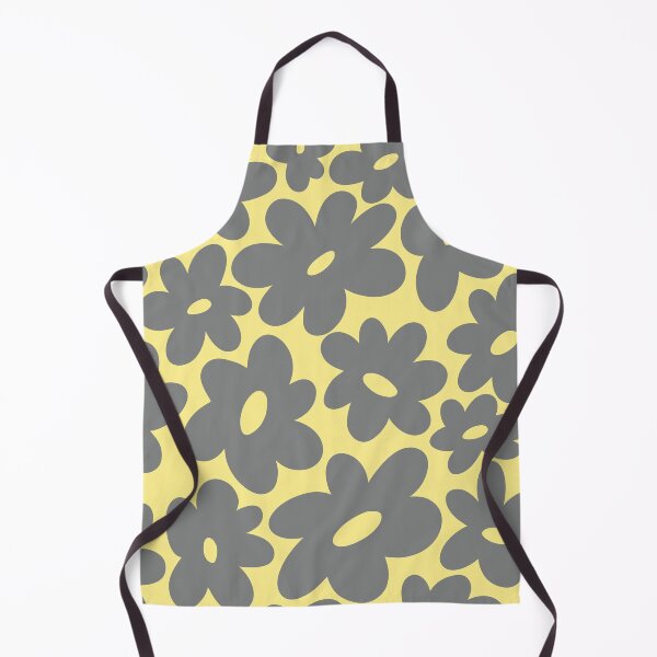 Item preview, Sunny Flower Power - Yellow and Grey designed and sold by Home with Lola.