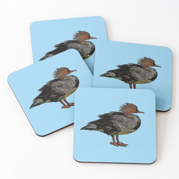 Item preview,  Common Merganser Black Alternate Design designed and sold by designsasstultd.