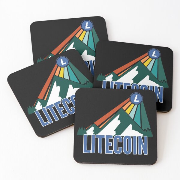 Item preview, Litecoin Crypto Mountain Sun Rays designed and sold by Bitcoin-Fashion.
