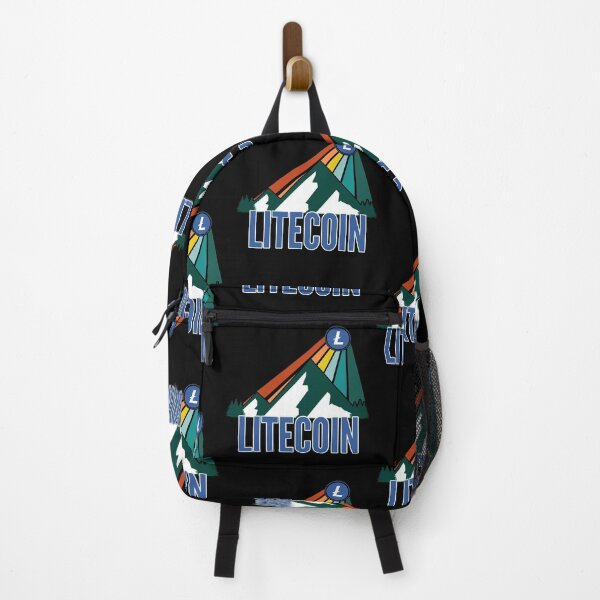 Item preview, Litecoin Crypto Mountain Sun Rays designed and sold by Bitcoin-Fashion.