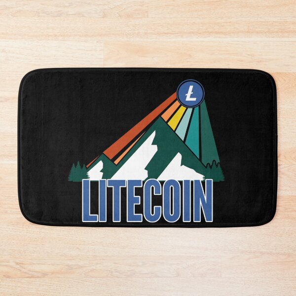 Item preview, Litecoin Crypto Mountain Sun Rays designed and sold by Bitcoin-Fashion.