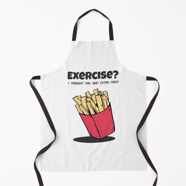 Item preview, Exercise Thought Said Extra Fries designed and sold by RiseandShineTee.