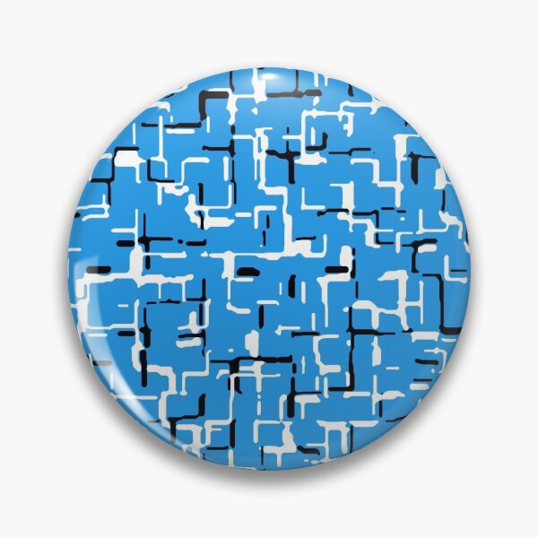 Item preview, COOL Blue Black White Trendy Pattern designed and sold by TianxinZheng.