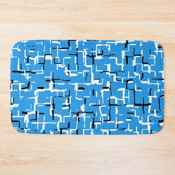 Item preview, COOL Blue Black White Trendy Pattern designed and sold by TianxinZheng.